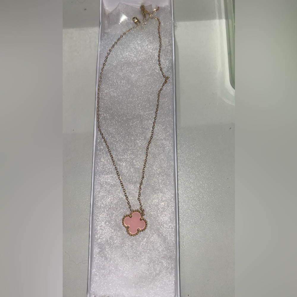 Gold plated clover